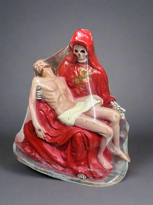 10 Inch Santa Muerte With Jesus